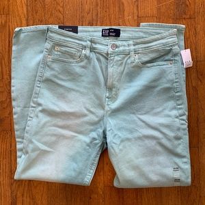 GAP High Rise Leggings in Mint Green